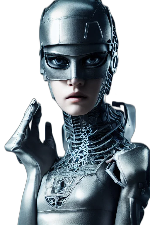 robot, cyberpunk, 3d render, concept art transparent PNG cut-out