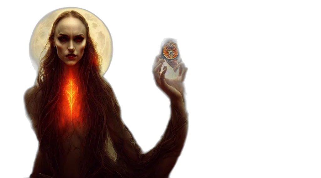 creature, concept art, fantasy art, comic book art, photorealistic, fire, golden, epic transparent PNG cut-out