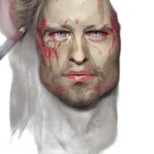 face, mask, hair, jacket transparent PNG cut-out