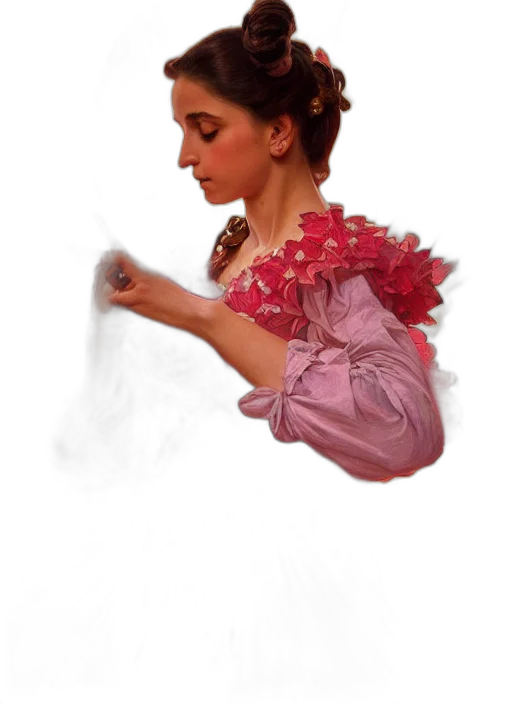 dress, staff, jewelry, face, photorealistic, oil painting, watercolor, concept art transparent PNG cut-out