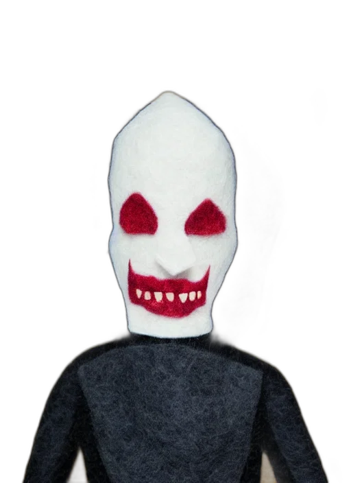 mask, jacket, face, creature transparent PNG cut-out