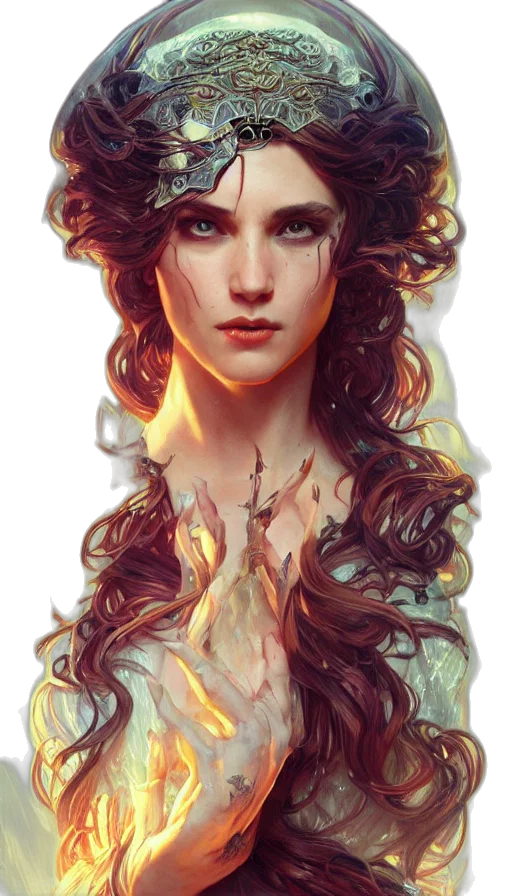 face, dragon, crown, jewelry transparent PNG cut-out
