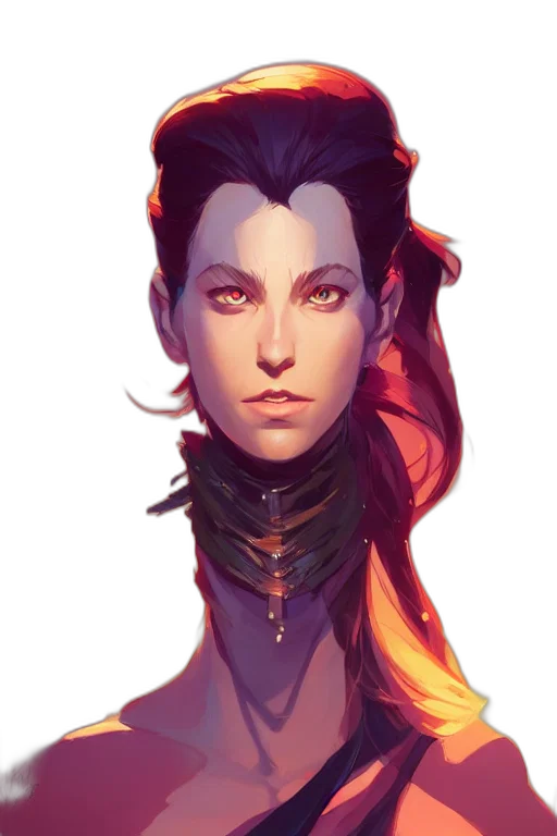 face, staff, crown, dragon transparent PNG cut-out