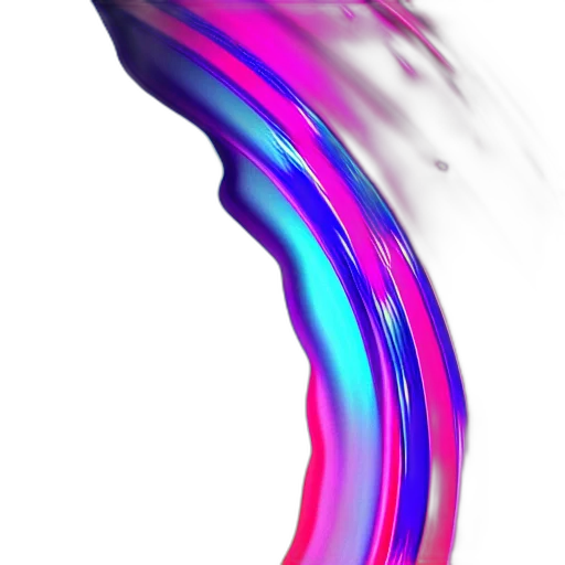 hair, sword, weapon, dress, vaporwave, 3d render, concept art, photorealistic transparent PNG cut-out