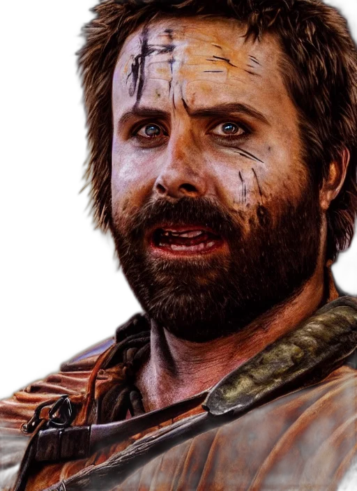 face, photorealistic, comic book art, watercolor, concept art, portrait, charlie, day transparent PNG cut-out