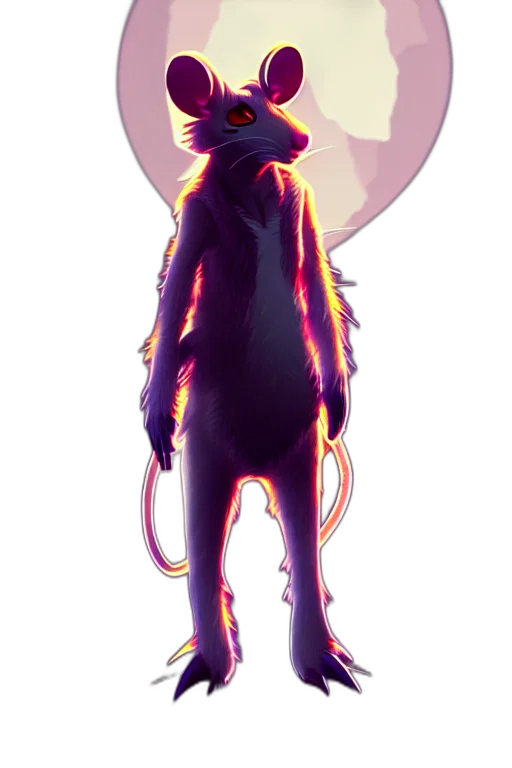 creature, staff, jacket, mask transparent PNG cut-out
