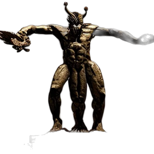 creature, weapon, staff, robot transparent PNG cut-out