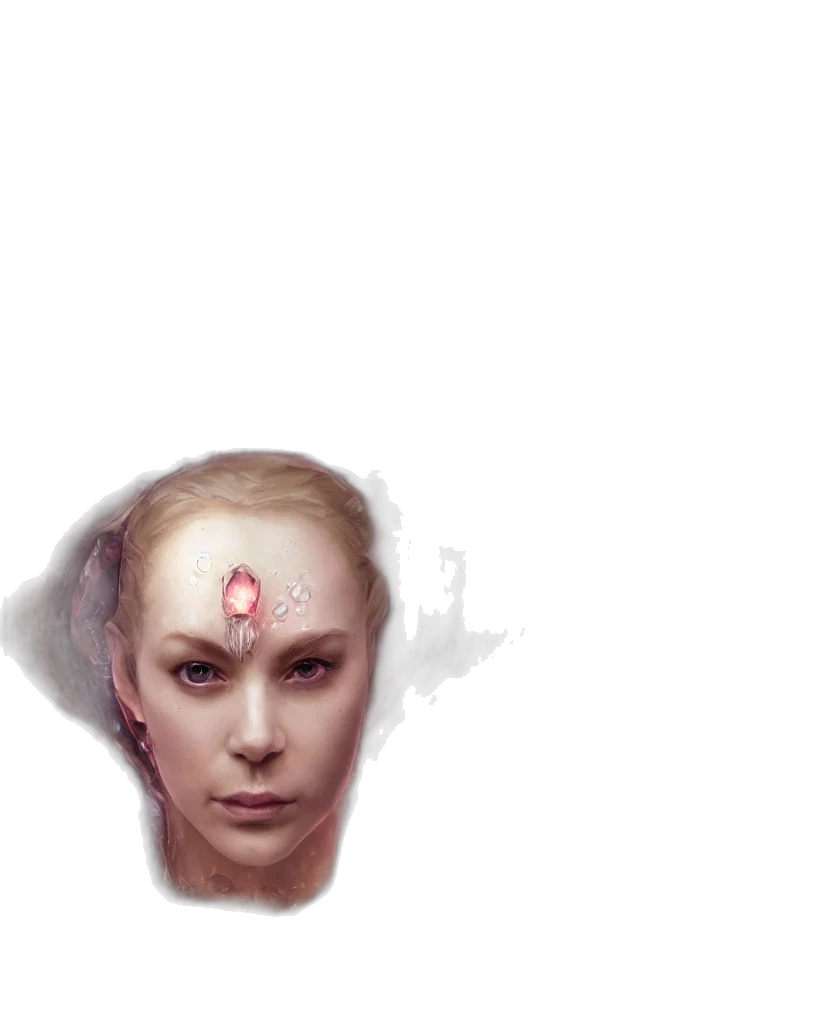 face, mask, staff, crown transparent PNG cut-out