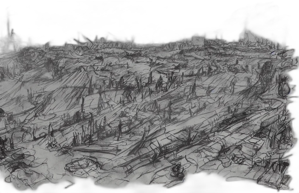 concept art, pencil sketch, fantasy art, comic book art transparent PNG cut-out