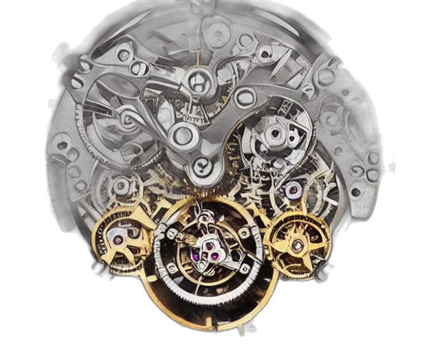 jewelry, photorealistic, 3d render, steampunk transparent PNG cut-out