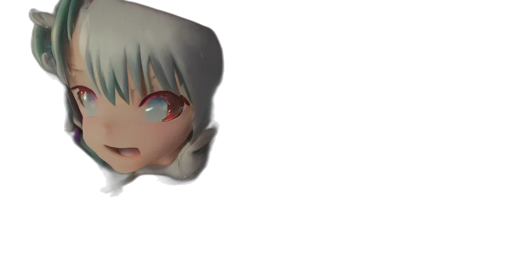 face, mask, creature, weapon, 3d render, anime, photorealistic, concept art transparent PNG cut-out