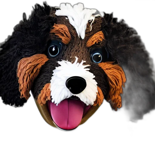 staff, animal, hat, photorealistic, 3d render, cartoon, closeup, illustration transparent PNG cut-out