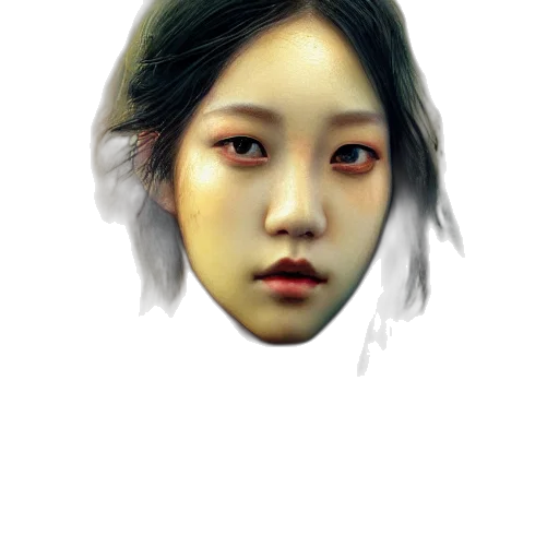 face, mask, creature, staff transparent PNG cut-out