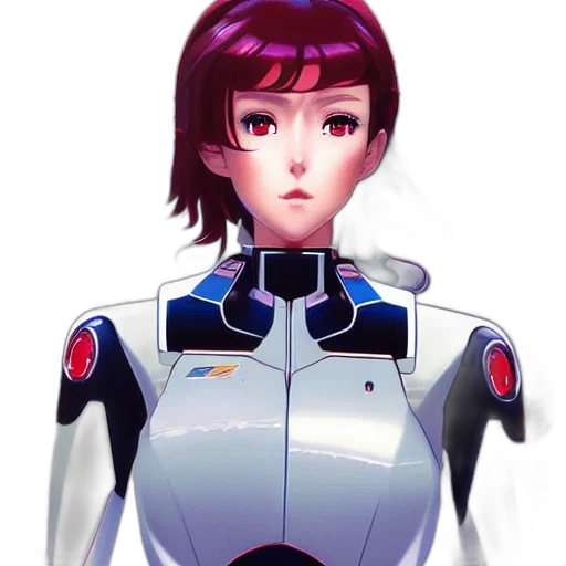 robot, face, jacket, staff transparent PNG cut-out