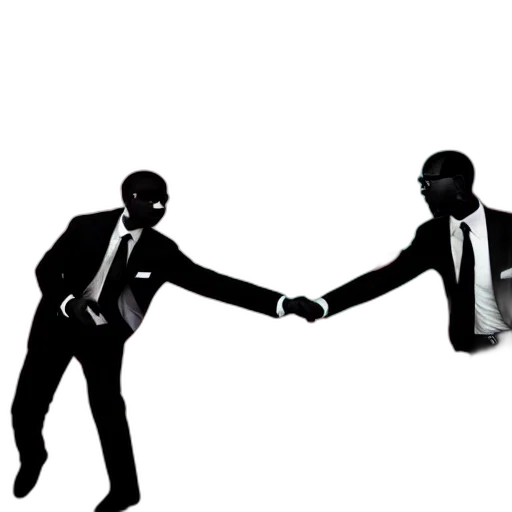 staff, two, secret, service transparent PNG cut-out