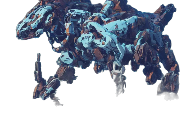 robot, dragon, animal, creature transparent PNG cut-out