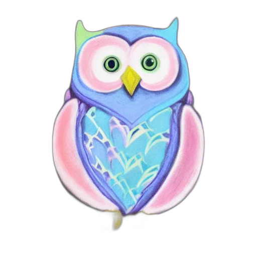 jewelry, fantasy art, cartoon, watercolor, concept art, pastel, cute, owl transparent PNG cut-out