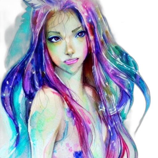 watercolor, fantasy art, photorealistic, oil painting transparent PNG cut-out