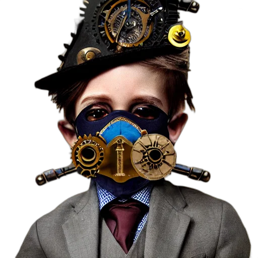 mask, robot, face, staff, concept art, photorealistic, fantasy art, cartoon transparent PNG cut-out
