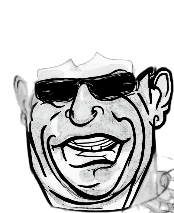 face, cartoon, photorealistic, pencil sketch, comic book art, ink, line, drawing transparent PNG cut-out