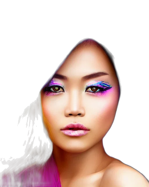 face, jewelry, photorealistic, 3d render transparent PNG cut-out