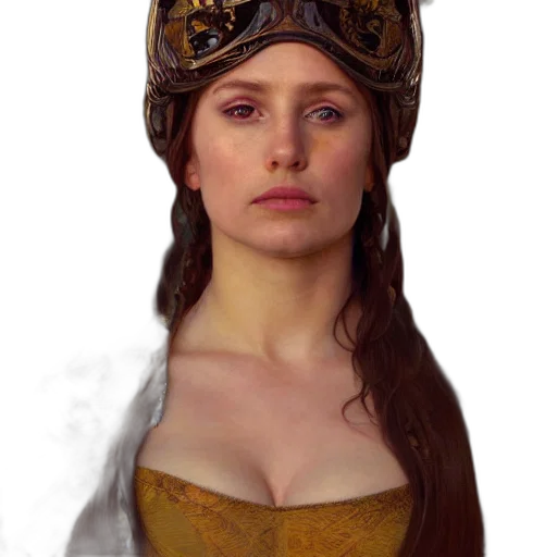 crown, face, hat, dress transparent PNG cut-out