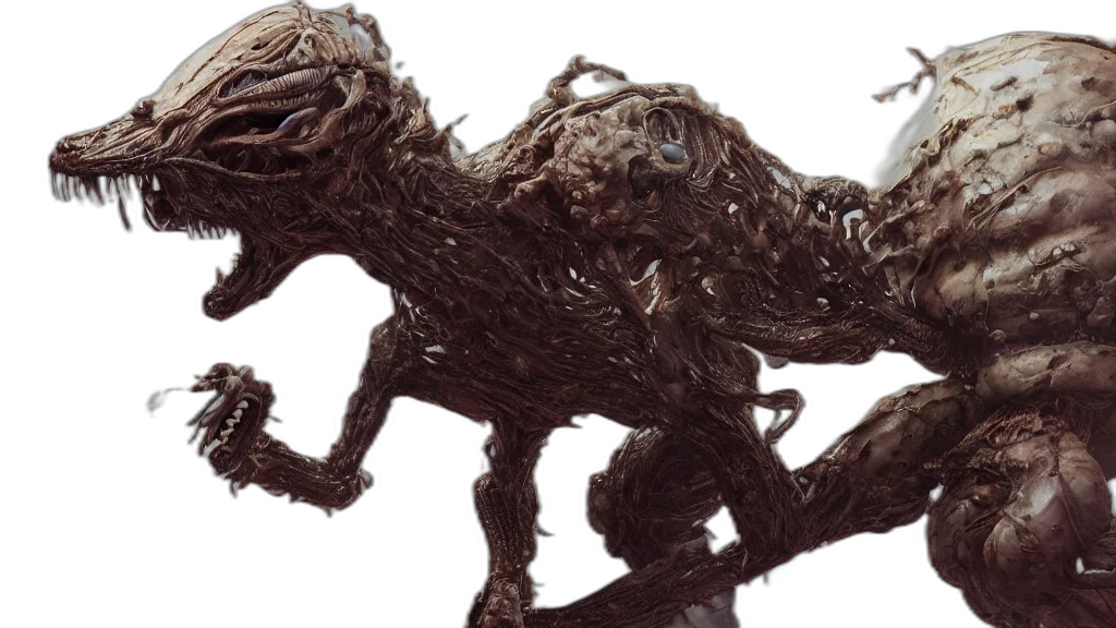 creature, dragon, hair, animal transparent PNG cut-out