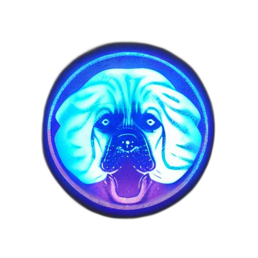 animal, staff, face, vaporwave, 3d render, concept art, pixel art, neon lights transparent PNG cut-out