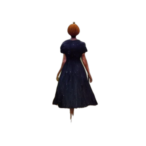 dress, crown, hair, robot transparent PNG cut-out