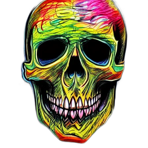 mask, face, jacket, watercolor, comic book art, concept art, photorealistic, neon lights transparent PNG cut-out