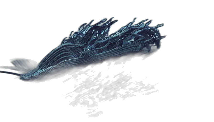 hair, weapon, sword, dragon, concept art, fantasy art, 3d render, comic book art transparent PNG cut-out