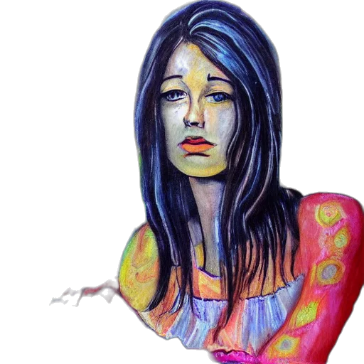 face, dress, watercolor, photorealistic, oil painting, pencil sketch, art, harris transparent PNG cut-out