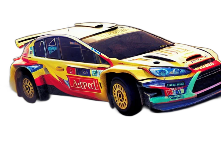 car, concept art, 3d render, photorealistic transparent PNG cut-out