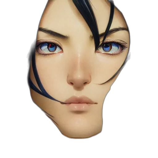 mask, face, crown, hair transparent PNG cut-out