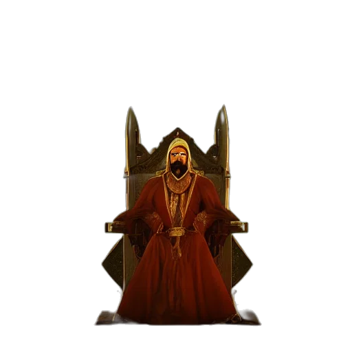 staff, mask, crown, creature transparent PNG cut-out