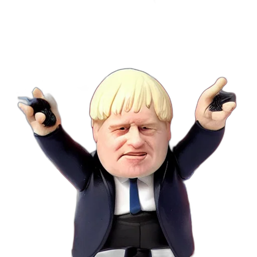 cartoon, boris, johnson, action, figure, figurine, product, photo transparent PNG cut-out