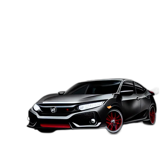 car, 3d render, photorealistic, concept art transparent PNG cut-out