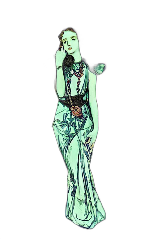 dress, jewelry, concept art, fantasy art transparent PNG cut-out