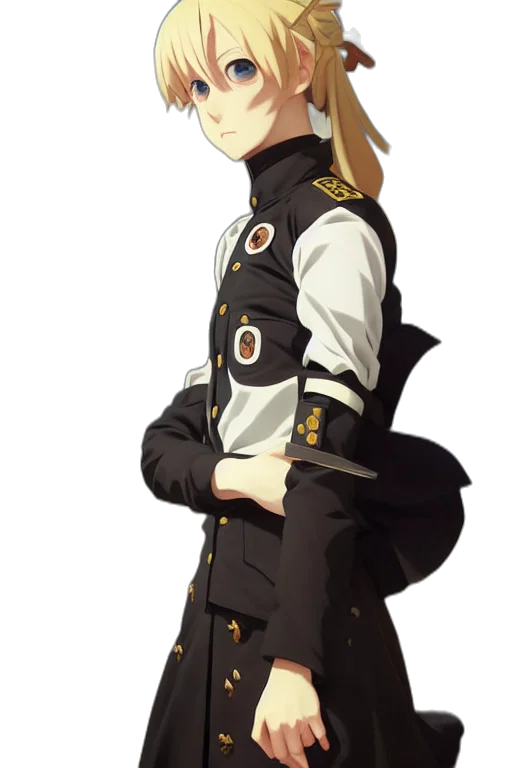 jacket, staff, hat, crown transparent PNG cut-out