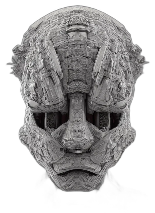 mask, face, dragon, creature transparent PNG cut-out