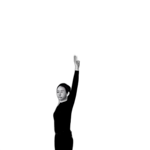 staff, dress, umbrella, photorealistic transparent PNG cut-out