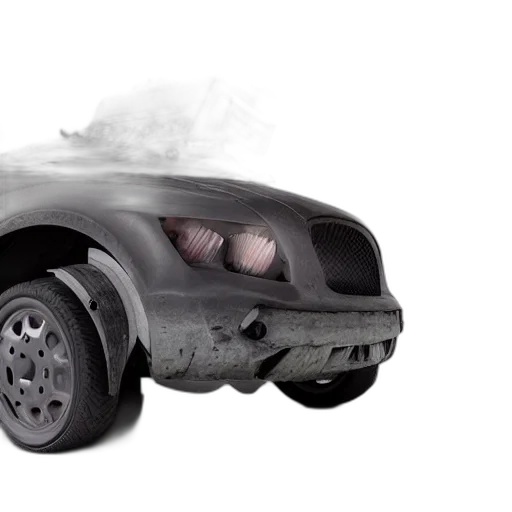 car, 3d render, concept art, photorealistic transparent PNG cut-out