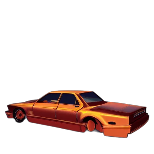 car, weapon, robot, 3d render transparent PNG cut-out