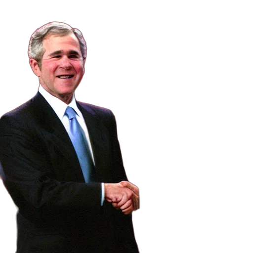 creature, face, george, bush, shaking, hands, osama, bin transparent PNG cut-out