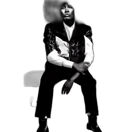 jacket, cartoon, photorealistic, concept art, comic book art, monochrome, donald, trump transparent PNG cut-out