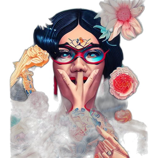 mask, face, concept art, fantasy art transparent PNG cut-out