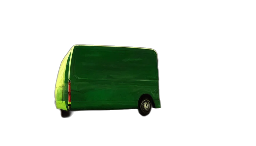 car, furniture, staff, weapon, 3d render, photorealistic, concept art, green transparent PNG cut-out