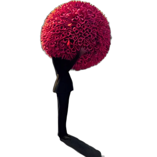 staff, hair, umbrella, hat, 3d render, photorealistic, giant, daisy transparent PNG cut-out