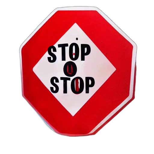 stop, sign, covered, various transparent PNG cut-out