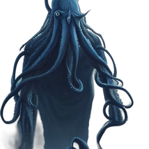 creature, crown, staff, mask, concept art, 3d render, watercolor, fantasy art transparent PNG cut-out